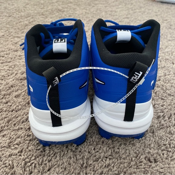 New Nike Force Trout 7 Pro MCS Blue White Baseball Cleats CT0828-402 Size 13 - Picture 4 of 5